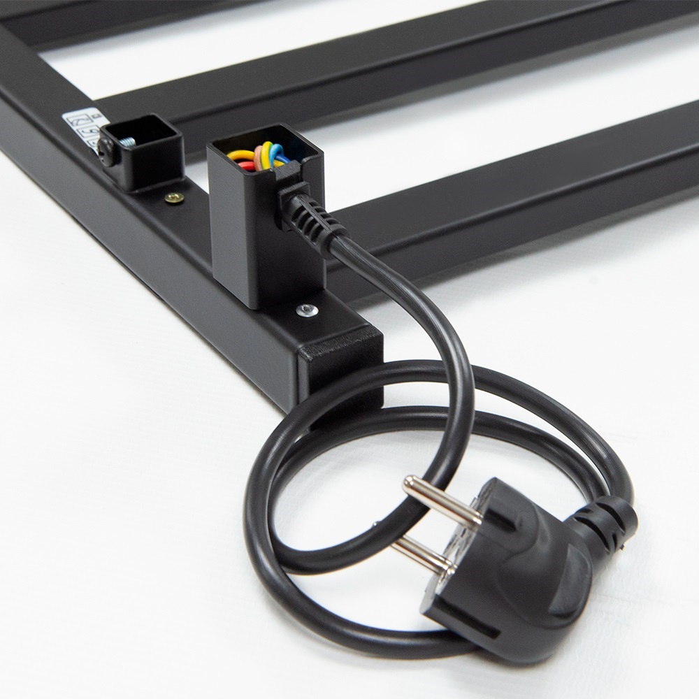 Полотенцесушитель Пэк сп Вектор кв 4 120х15 графит ВГП